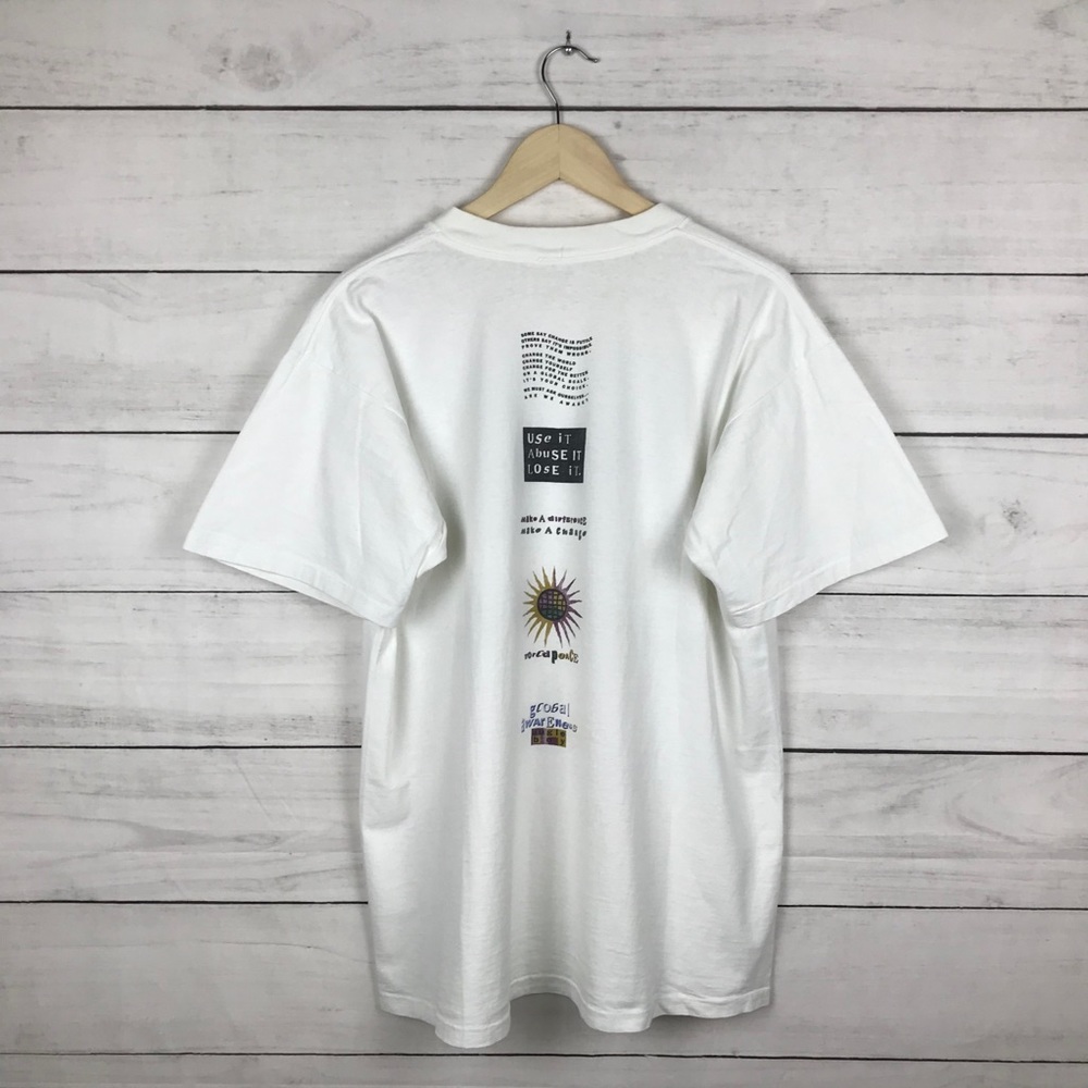 Vintage 1990s World Peace Tour T-Shirt - Picture 2 of 6